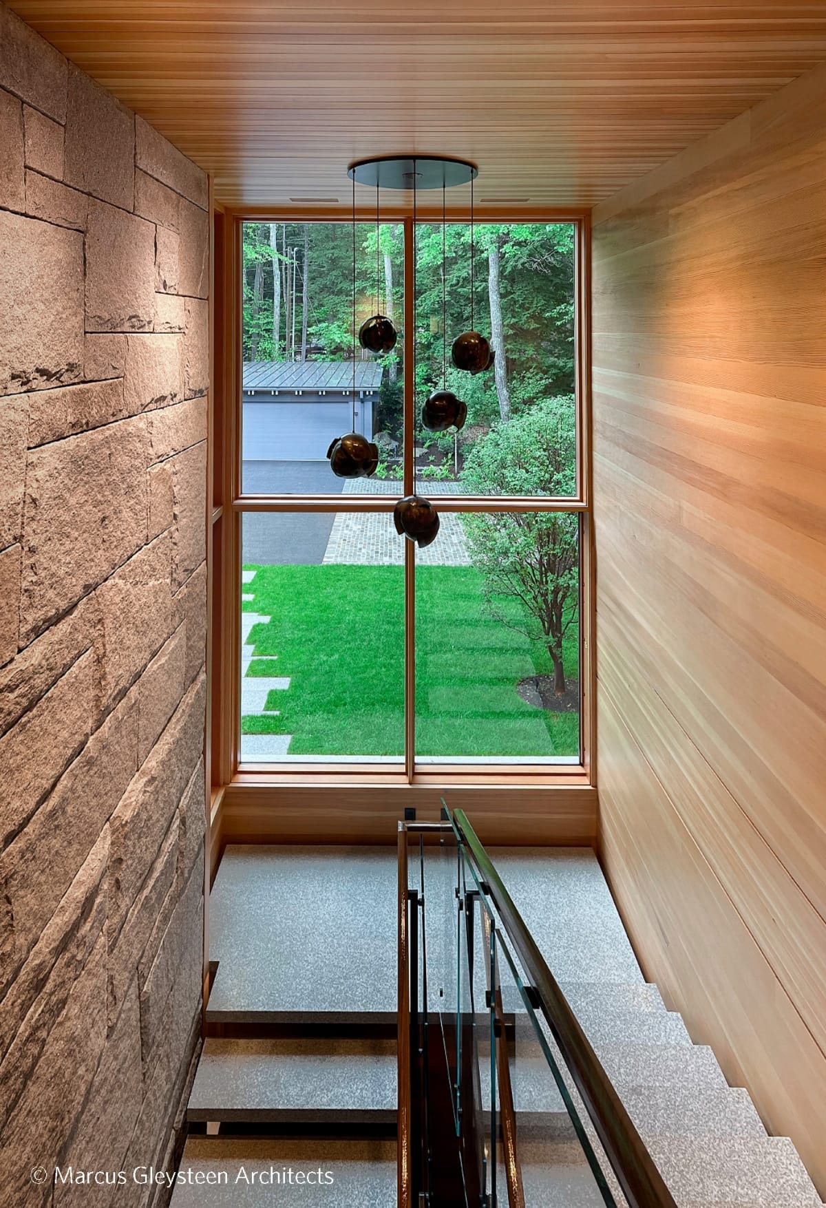 Feature Stair Structure & Glass Rails