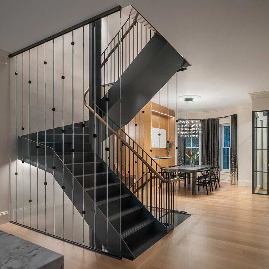modern feature staircase